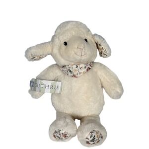 PBK Pottery Barn Kids Guthrie White Lamb Sheep 12" Plush Stuffed Animal Baby NWT